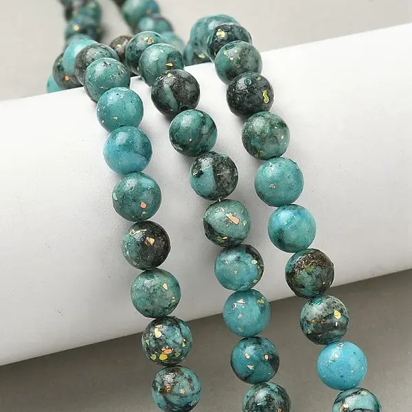 Dyed Natural Dolomite Beads Strands