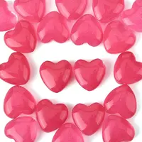 20Pcs Transparent Spray Painted Glass Beads