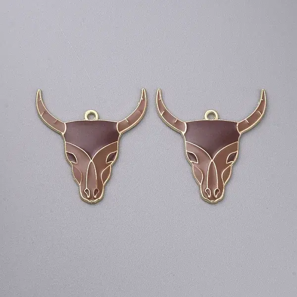Cowboy Theme Alloy Enamel Pendants