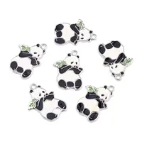 Alloy Enamel Pendants