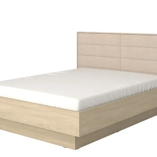 Manželská postel 160x200cm s úložným prostorem anita - dub světlý