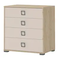 Zásuvková komoda sloane - buk/béžová