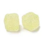 Drusy Cube Resin Rhinestone Beads