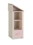 Malý dětský regál boom - bříza/růžová