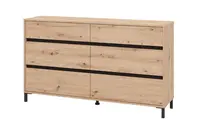 Zásuvková komoda marianne - dub