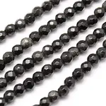 Natural Obsidian Beads Strands