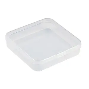 Plastic Bead Containers with Hinged Lid