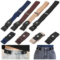 12Pcs PU Leather Elastic Invisible Belt