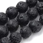 Natural Lava Rock Beads Strands