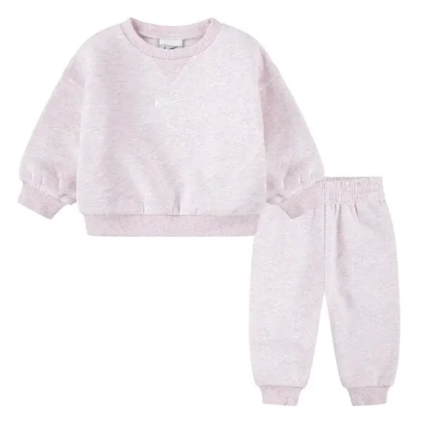Nike kids essential fleece crew set 68-74 cm