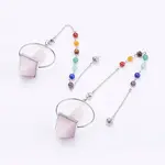 Chakra Gemstone Pyramid Dowsing Pendulums