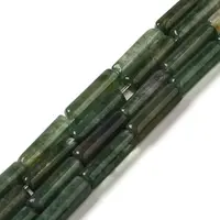 Natural Moss Agate Beads Strands