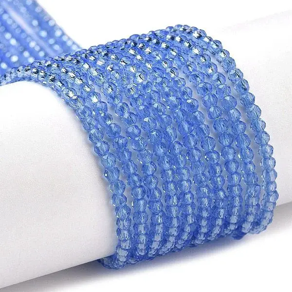 Transparent Glass Beads Strands