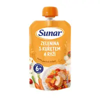 SUNAR příkrm zelenina s kuřetem a rýži  6m+ 120 g