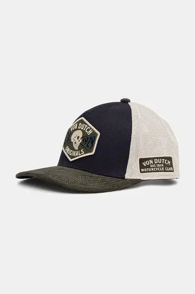 Kšiltovka Von Dutch béžová barva, VD.1.CT.SEM