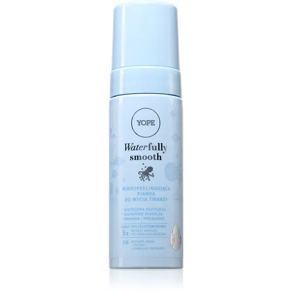 Yope Waterfully Smooth Foam exfoliační čisticí pěna na obličej 150 ml