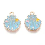 Marine Animals Alloy Enamel Pendants