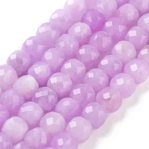 Natural White Jade Beads Strands