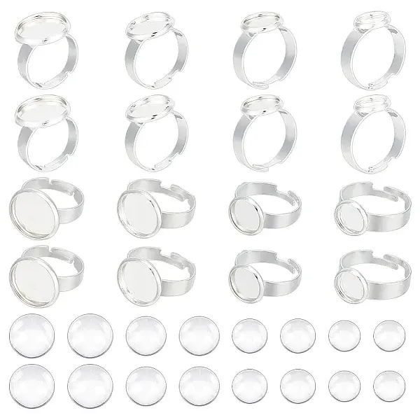 DIY Blank Dome Ring Making Kit