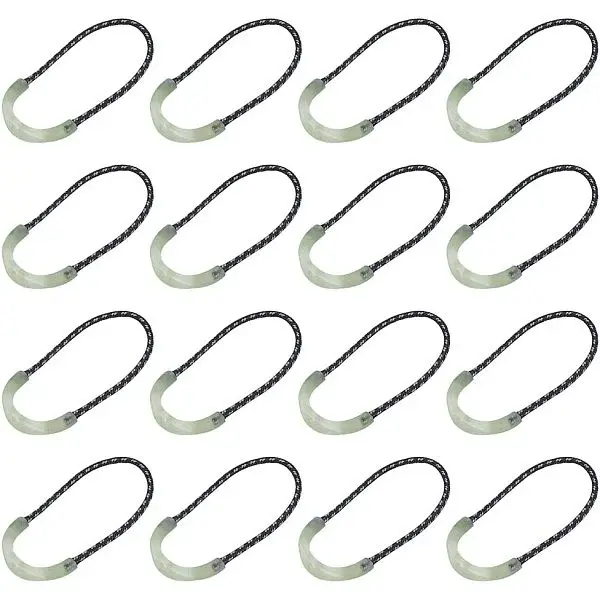 30Pcs Luminous Plastic Zipper Pulls