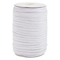 3/8 inch Flat Braided Elastic Rope Cord