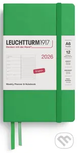 Weekly Planner & Notebook 2026 Pocket (A6) Spring Leaf