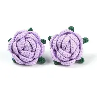 Cotton Knitting Artificial Flower