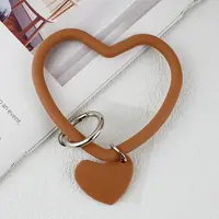 Silicone Heart Loop Phone Lanyard