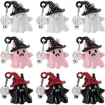 30Pcs 3 Colors Halloween Alloy Pendants