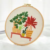 Plant Pattern DIY Embroidery Beginner Kit