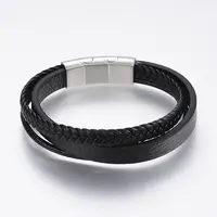 Leather Cord Multi-strand Bracelets