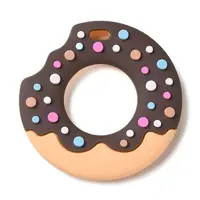 Donut Food Grade Eco-Friendly Silicone Focal Beads