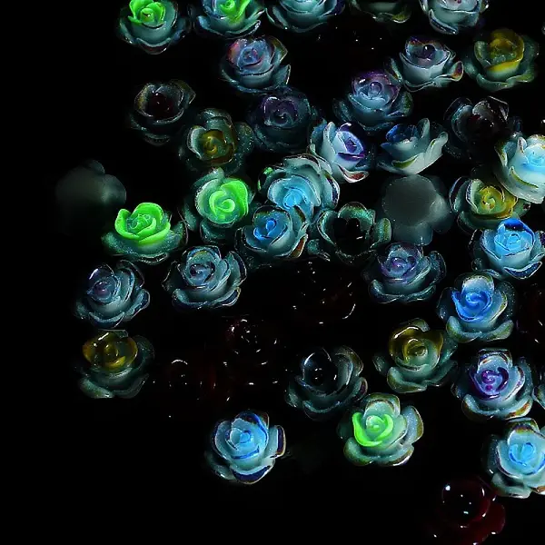 Luminous Opaque Resin Cabochons