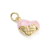 Rack Plating Brass Enamel Charms