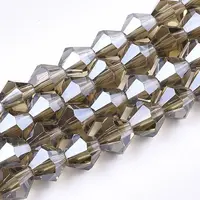 Electroplate Glass Beads Strands