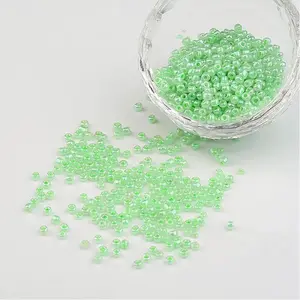 8/0 Ceylon Round Glass Seed Beads