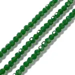 Faceted(32 Facets) Glass Beads Strands