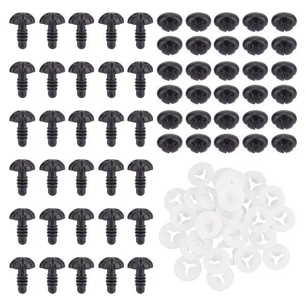 30 Sets Plastic Dog Safety Craft Noses