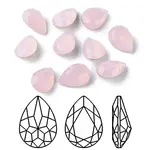 Faceted Teardrop K9 Glass Rhinestone Cabochons