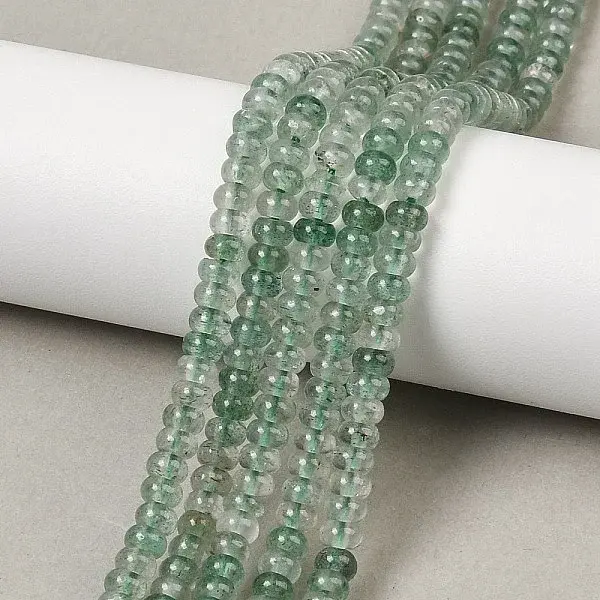 Natural Green Strawberry Quartz Beads Strands