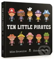 Ten Little Pirates Board Book - Mike Brownlow - kniha z kategorie Pro děti