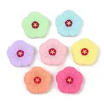 Flower Food Grade Silicone Focal Beads