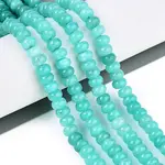 Dyed Natural White Jade Beads Strands