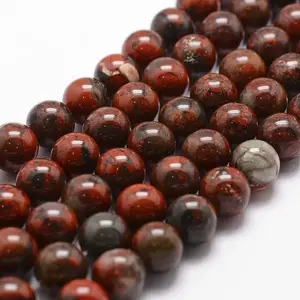 Natural Brecciated Jasper Bead Strands