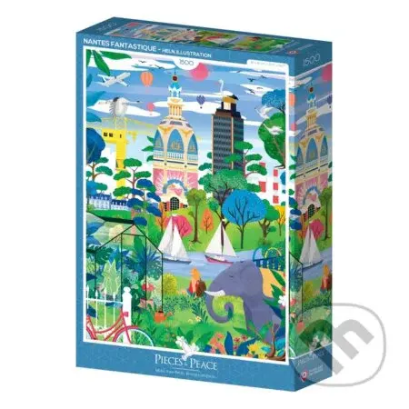 Fantastické Nantes - puzzle z kategorie Města a stavby