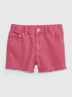 GAP Dětské denim kraťasy high rise Washwell - Holky