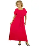 Pri Long maxi dress with waist tie "Summer Elegance"