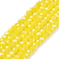 Electroplate Glass Beads Strands