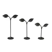3 Sizes Bean Sprout Leaves Iron Earring Displays