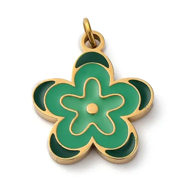 316 Surgical Stainless Steel Enamel Pendants